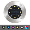 RGB-Solar-Bodeneinbauleuchten Rolanda 8 Stück LED (Farben)
