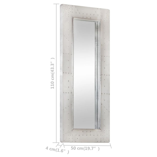 Spiegel in Flugzeugform Zely 110x50cm (Metall)