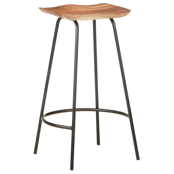 Barhocker Gialdino (2 Stück Akazienholz)