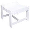 Weißer Kindertisch und 2 Stühle Günter (MDF)
