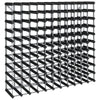 Schwarzes Weinregal Danielle für 120 Flaschen (Kiefer)