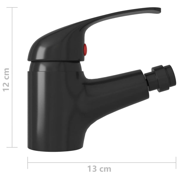 Schwarzer Bad-Bidet-Wasserhahn Gherghelusa 13x12cm