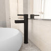 Schwarzer Badezimmer Wasserhahn Ervant 12x30cm