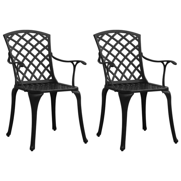 Gartensessel Ignanc, schwarz (2er Set)