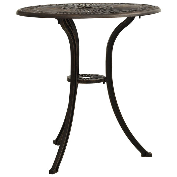 Bronze Gartentisch Abli 62x62x65cm (Aluminiumguss)
