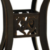 Gartentisch Solcaci aus Bronze 78x78x72cm (Aluminiumguss)