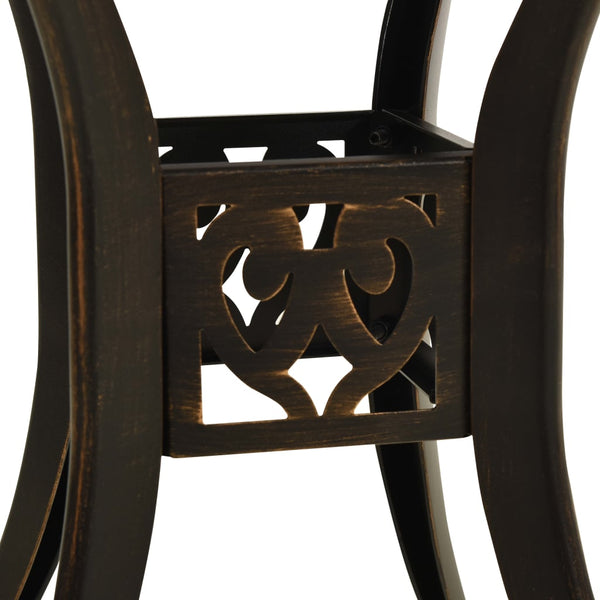 Gartentisch Solcaci aus Bronze 78x78x72cm (Aluminiumguss)