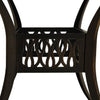 Bronze-Gartentisch Solcaci 90x90x74cm (Aluminiumguss)