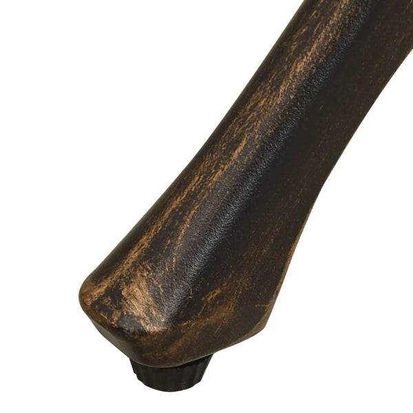 Bronze-Gartentisch Solcaci 90x90x74cm (Aluminiumguss)