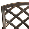 Bronze Bistro-Set Vitali (3-teilig, Aluminiumguss)
