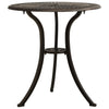 Bronze Bistro-Set Vitali (3-teilig, Aluminiumguss)