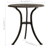 Bronze Bistro-Set Vitali (3-teilig, Aluminiumguss)