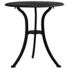 Bistro-Set Vitali, schwarz (3-teilig, Aluminiumguss)