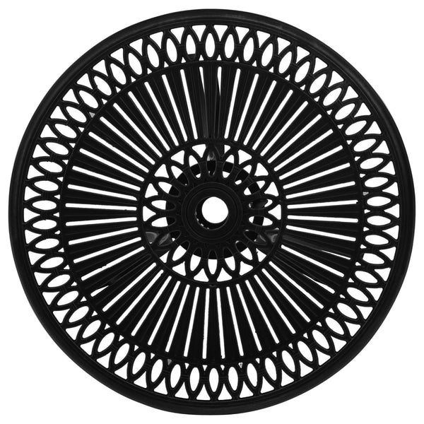 Bistro-Set Vitali, schwarz (3-teilig, Aluminiumguss)