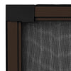 Braunes, ausziehbares Insektenschutzgitter für Fenster Kolcze (100-193)x75cm