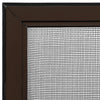 Braunes, ausziehbares Insektenschutzgitter für Fenster Kolcze (100-193)x75cm