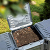 Schwarzer Gartenkomposter Lawyer 800 l