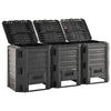 Schwarzer Gartenkomposter Lawyer 1200 l