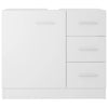 Weißer Waschtischunterschrank Arethya 63x30x54cm (Holz)