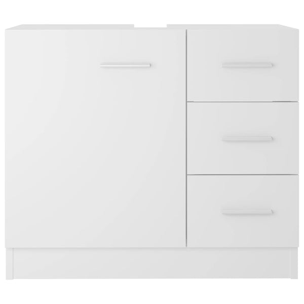 Weißer Waschtischunterschrank Arethya 63x30x54cm (Holz)