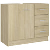 Waschtischunterschrank Sonoma Eiche Arethya 63x30x54cm (Holz)