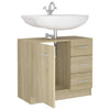 Waschtischunterschrank Sonoma Eiche Arethya 63x30x54cm (Holz)