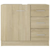 Waschtischunterschrank Sonoma Eiche Arethya 63x30x54cm (Holz)