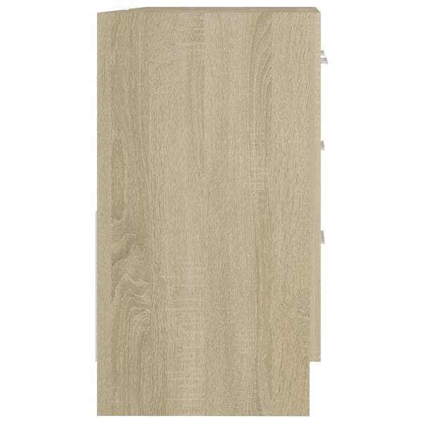 Waschtischunterschrank Sonoma Eiche Arethya 63x30x54cm (Holz)
