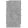 Waschtischunterschrank Arethya 63x30x54cm betongrau (Holz)