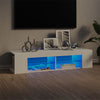 Weißer TV-Schrank mit LED-Beleuchtung Christelle 135x39x30cm