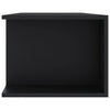 Schwarzes TV-Board mit LED-Beleuchtung Christelle 135x39x30cm