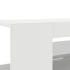 Weißer TV-Unterschrank mit LED-Beleuchtung Jair 90x39x30cm