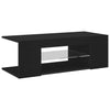 Schwarzer TV-Ständer mit LED-Beleuchtung Jair 90x39x30cm