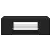 Schwarzer TV-Ständer mit LED-Beleuchtung Jair 90x39x30cm