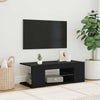 Schwarzer TV-Ständer mit LED-Beleuchtung Jair 90x39x30cm