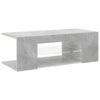 Betongrauer TV-Schrank mit LED-Beleuchtung Jair 90x39x30cm
