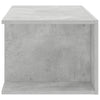 Betongrauer TV-Schrank mit LED-Beleuchtung Jair 90x39x30cm