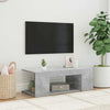 Betongrauer TV-Schrank mit LED-Beleuchtung Jair 90x39x30cm