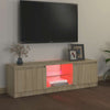 Sonoma Eiche TV-Schrank mit LED-Beleuchtung Dondos 120x30x35,5cm