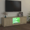 Sonoma Eiche TV-Schrank mit LED-Beleuchtung Dondos 120x30x35,5cm