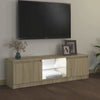 Sonoma Eiche TV-Schrank mit LED-Beleuchtung Dondos 120x30x35,5cm