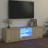 Sonoma Eiche TV-Schrank mit LED-Beleuchtung Dondos 120x30x35,5cm