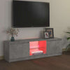 TV-Schrank betongrau mit LED-Beleuchtung Dondos 120x30x35,5cm
