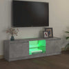 TV-Schrank betongrau mit LED-Beleuchtung Dondos 120x30x35,5cm