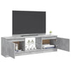 TV-Schrank betongrau mit LED-Beleuchtung Dondos 120x30x35,5cm