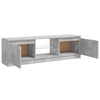 TV-Schrank betongrau mit LED-Beleuchtung Dondos 120x30x35,5cm