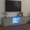 TV-Schrank betongrau mit LED-Beleuchtung Dondos 120x30x35,5cm
