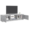 Betongraues TV-Board Dondos 140x40x35,5cm mit LED-Beleuchtung