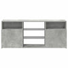 Betongraues TV-Board Zornia 120x30x50cm mit LED-Beleuchtung