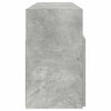 Betongraues TV-Board Zornia 120x30x50cm mit LED-Beleuchtung